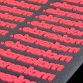 Impressão de transferência de calor 3D e espesso 