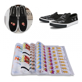 Impressão de transferência de calor para sapatos de lona