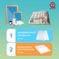 Fábrica de atacado QINGYI transparente PET filme jato de tinta à prova d'água para impressão serigráfica positiva 