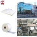 Filme de transferência térmica PET de alta qualidade A3 A4, rolo de 60 cm, descascamento a quente/frio, espessura de 75U, filme de liberação PET para serigrafia offset 