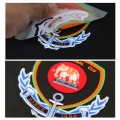 Logotipo personalizado passando em letras macias 3D flocado transferência de calor etiqueta impressão para artesanato DIY camiseta roupa bolsa 