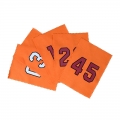 Números de camisas personalizadas com transferência térmica de ferro em letras e números de futebol em impressão de transferência 